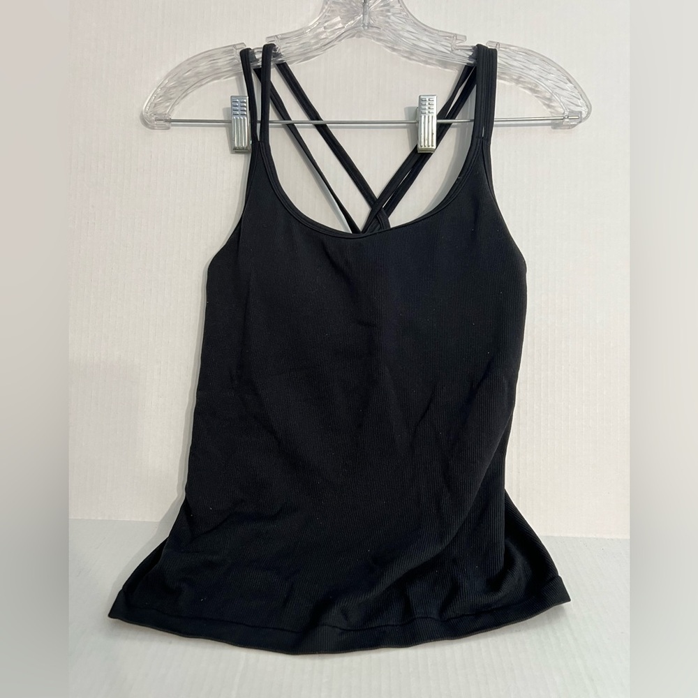 Love & Sports Ladies Athletic Built In Bra Top